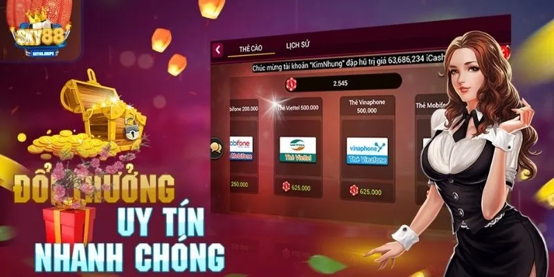 Giao diện app chơi bài đổi thưởng uy tín 