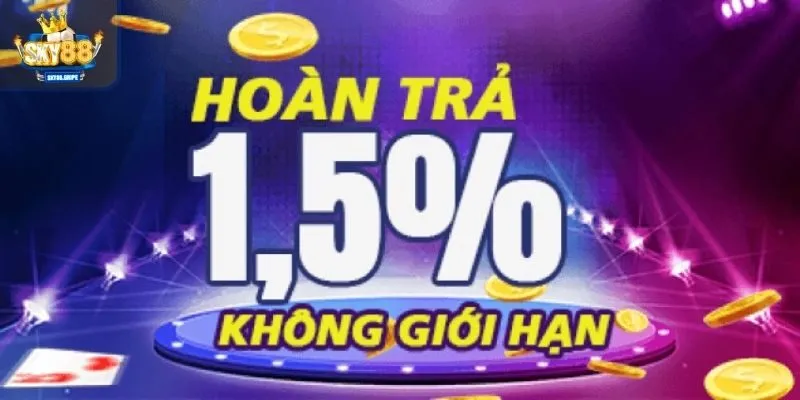 Ưu đãi hoàn trả cược hấp dẫn 